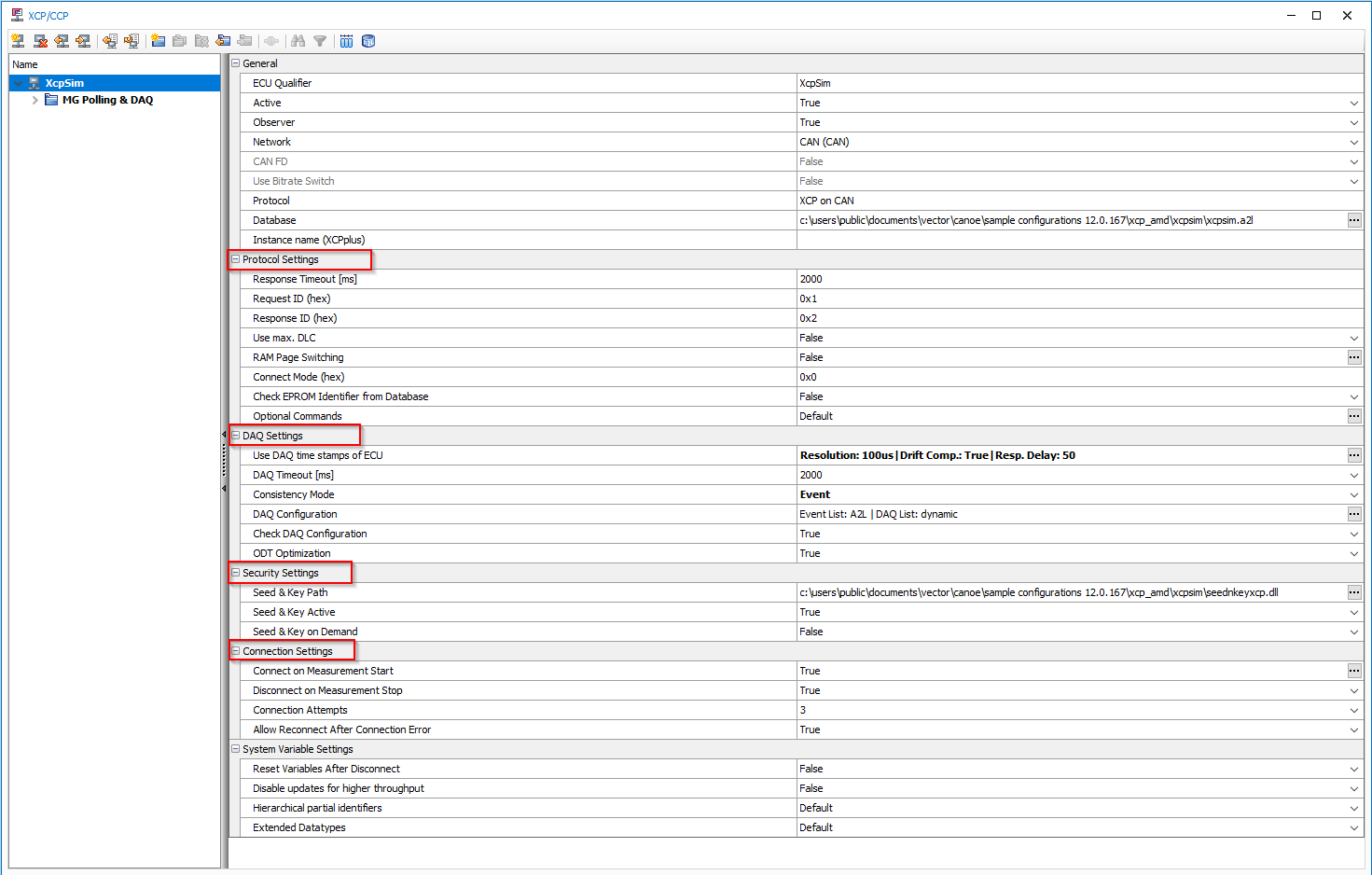  setting up an xcp device in canoe knowledge portal