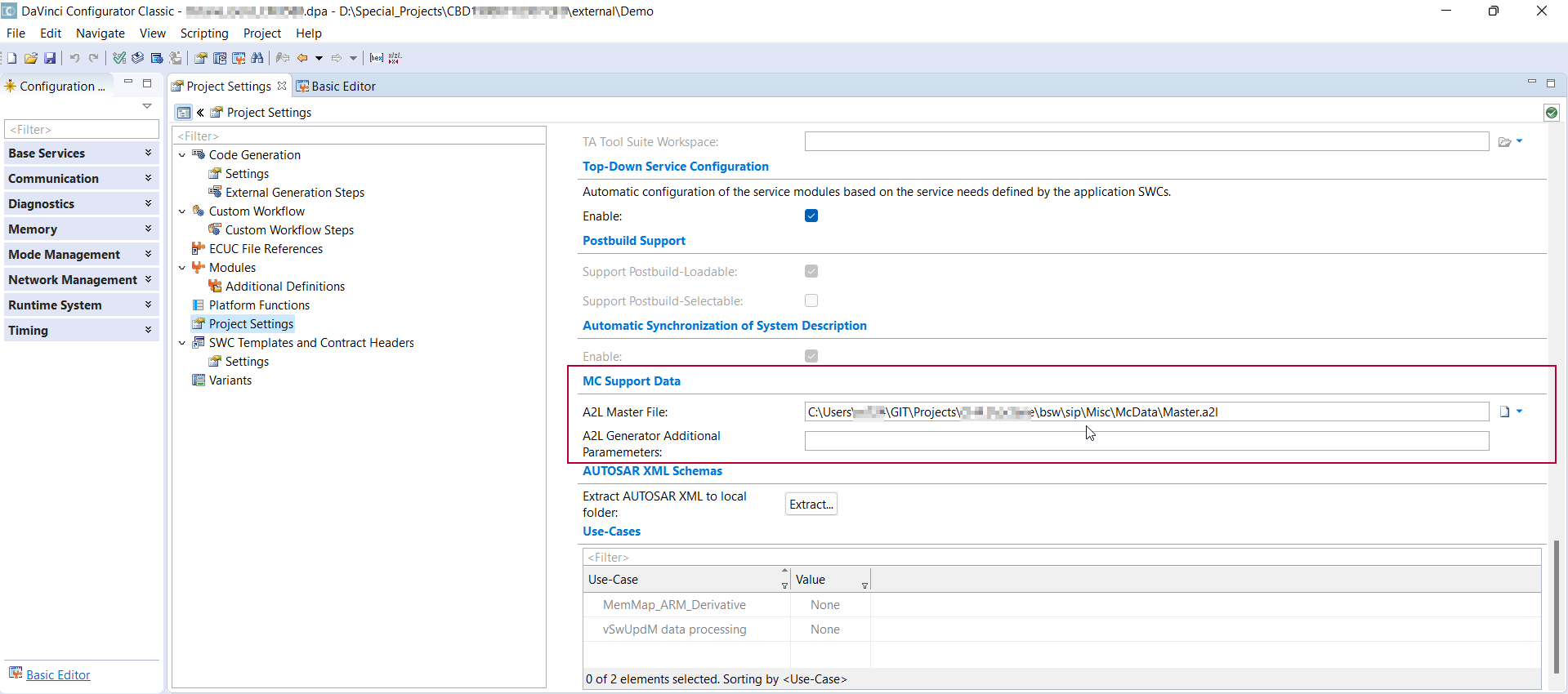 Creating an a2l file with DaVinci - KnowledgeBase - Vector Support